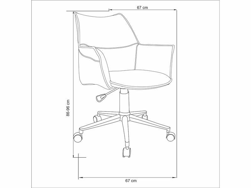 Chaise de bureau CHIARA