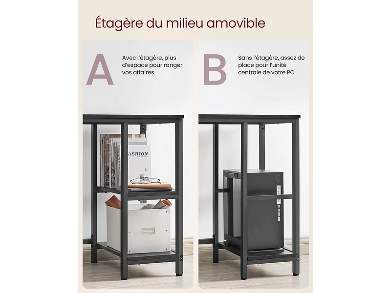 Bureau d'angle FABRIK SONGMICS