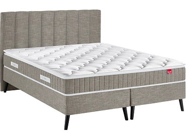 Boxspring EPEDA COLLECTION ELEGANCE MONTANA marron chiné