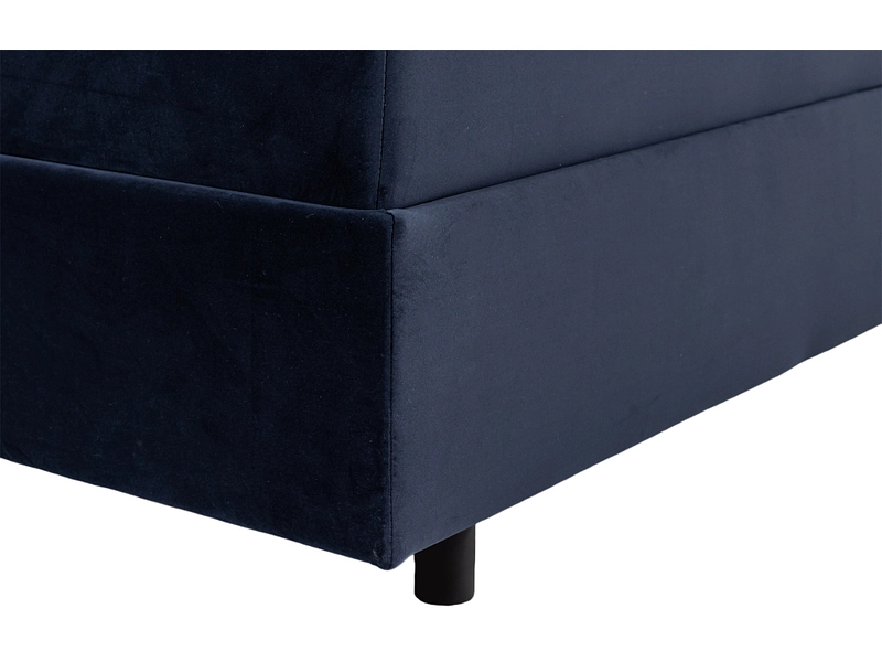 Boxspringbett YORU blau