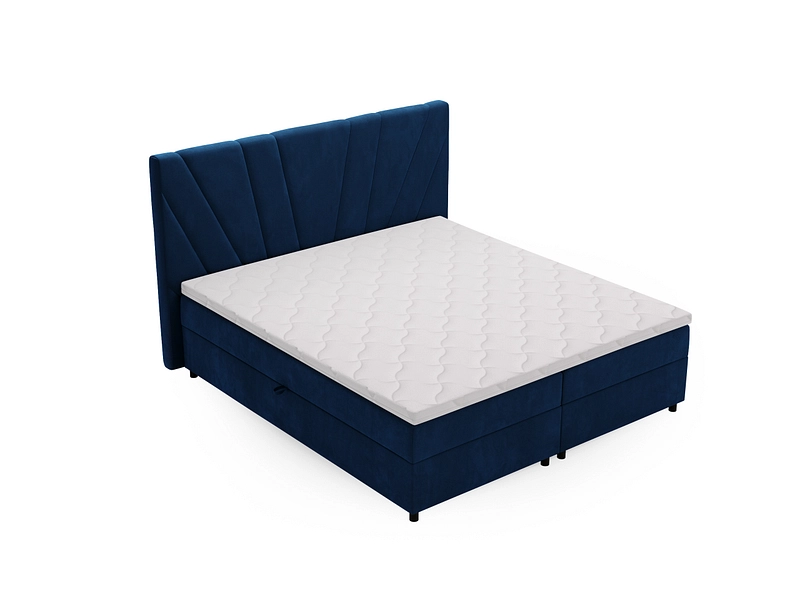 Boxspring YORU bleu