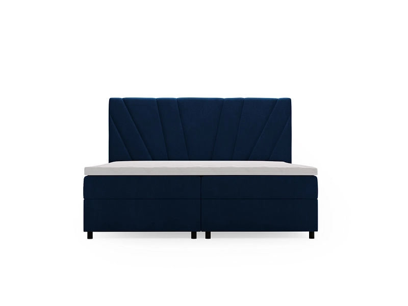 Boxspringbett YORU blau