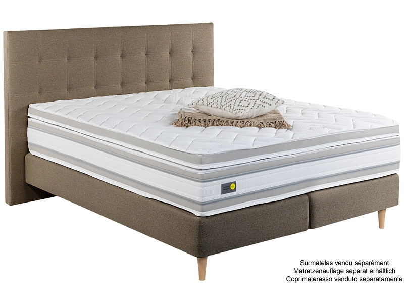 Boxspringbett RELAX BY BICO CHARLOTTE braun