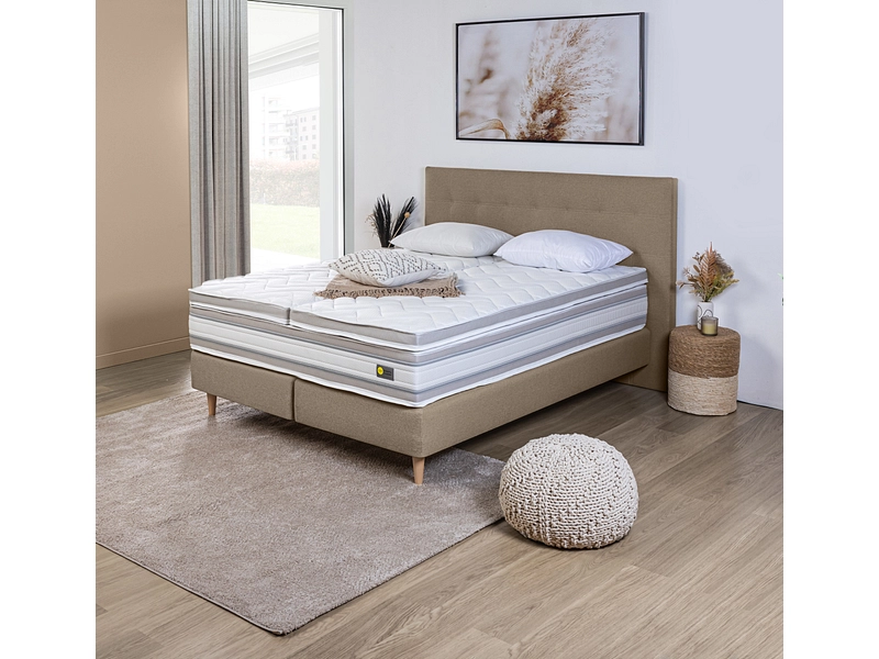 Boxspring RELAX BY BICO CHARLOTTE marrone