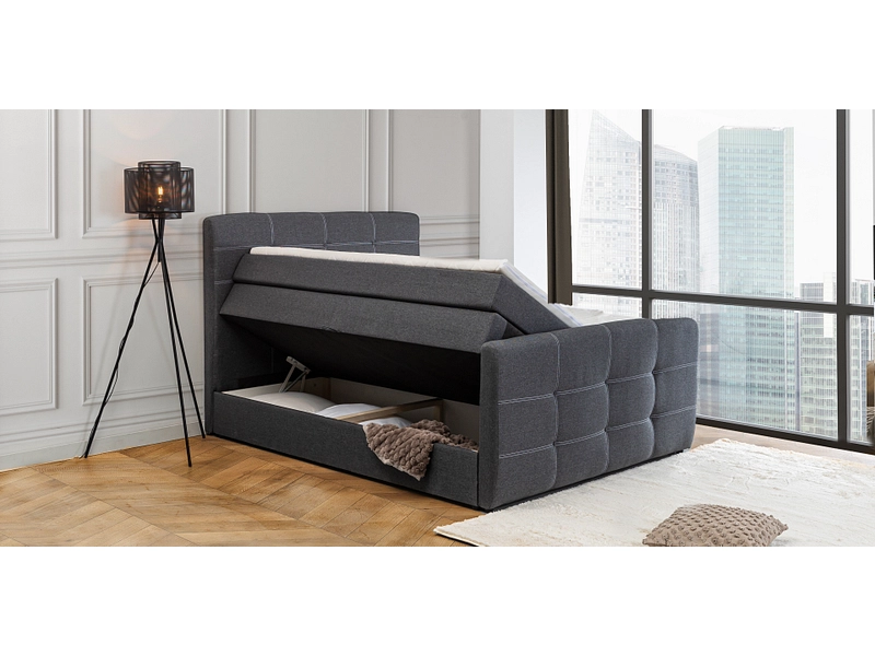 Boxspring BLING II grigio antracite