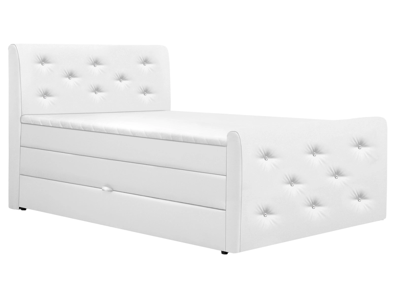 Boxspringbett BLING II weiss