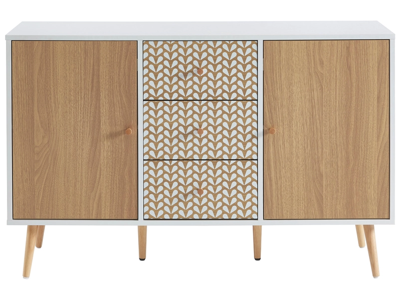 Credenza CAPUCINE 2 ante 3 cassetti