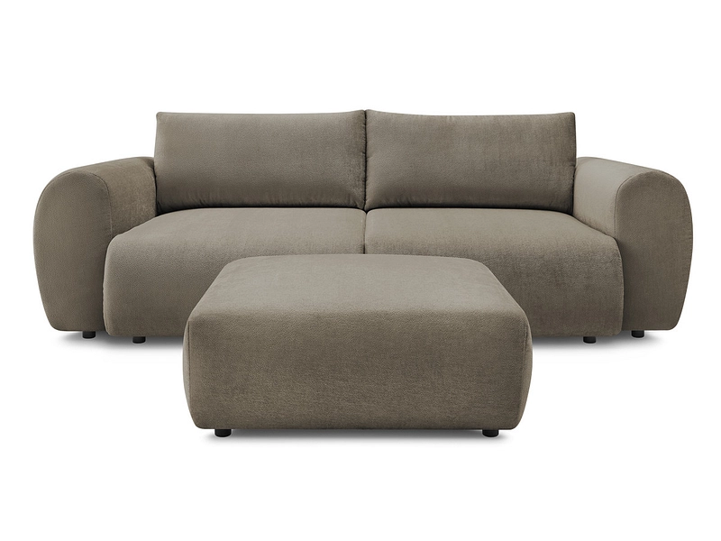 3er Sofa mit Hocker BOBOCHIC LUCIEN