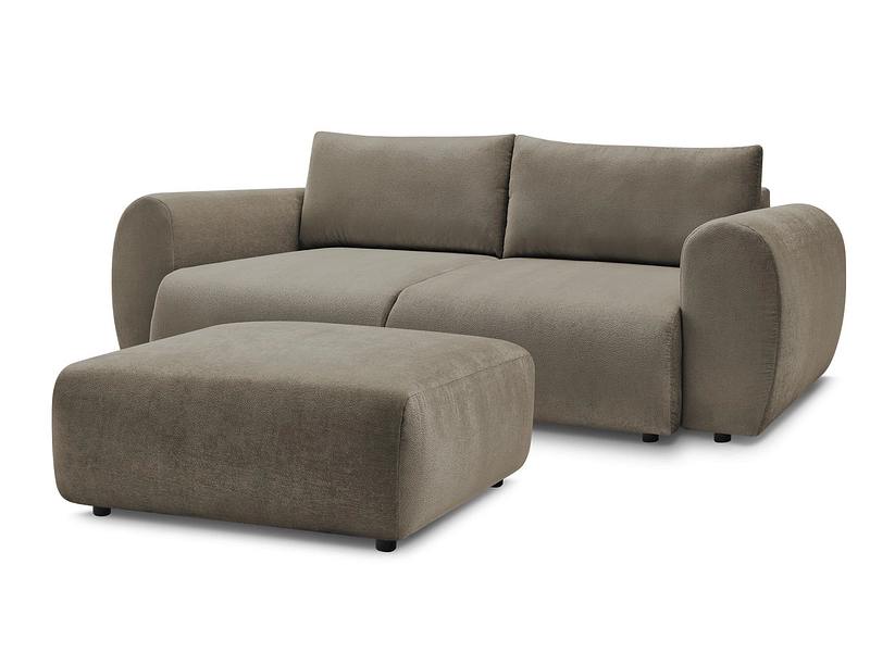 3er Sofa mit Hocker BOBOCHIC LUCIEN