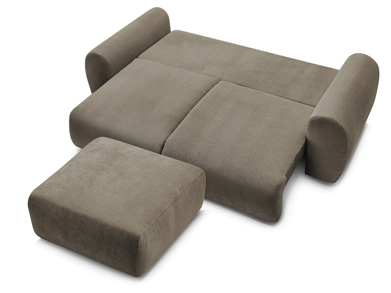 3er Sofa mit Hocker BOBOCHIC LUCIEN