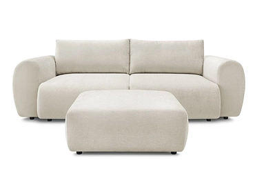 3er Sofa mit Hocker BOBOCHIC LUCIEN