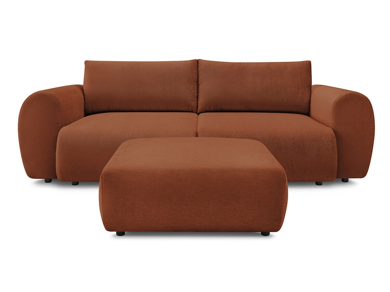 3er Sofa mit Hocker BOBOCHIC LUCIEN