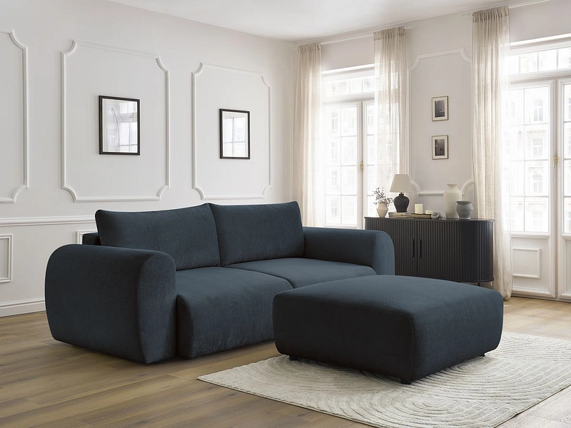 3er Sofa mit Hocker BOBOCHIC LUCIEN