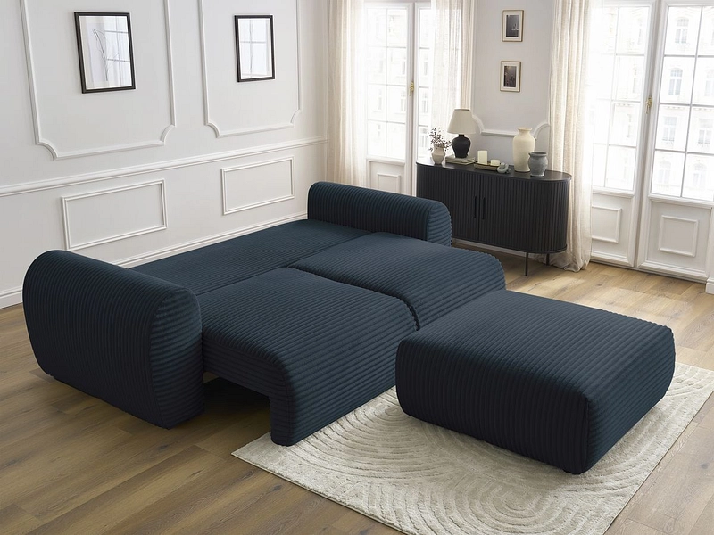 3er Sofa mit Hocker BOBOCHIC LUCIEN