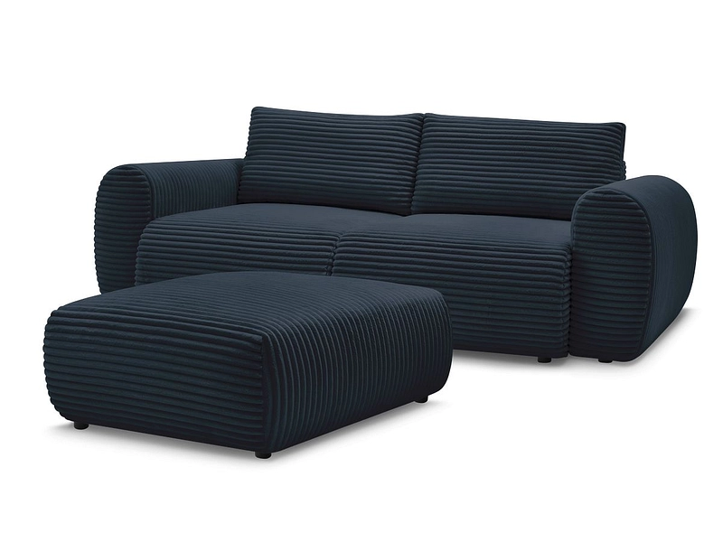 3er Sofa mit Hocker BOBOCHIC LUCIEN