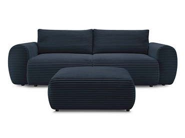 3er Sofa mit Hocker BOBOCHIC LUCIEN