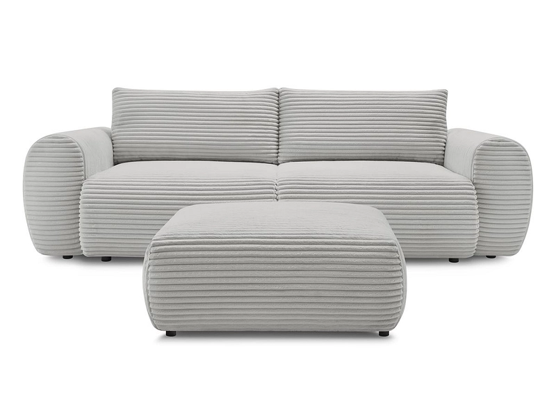 3er Sofa mit Hocker BOBOCHIC LUCIEN