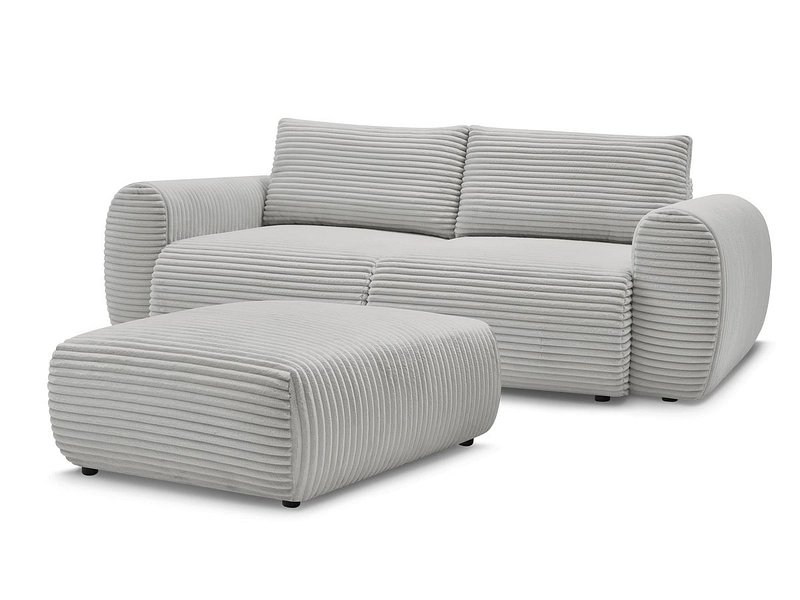 3er Sofa mit Hocker BOBOCHIC LUCIEN