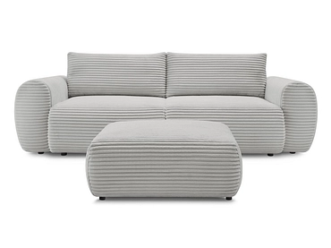 3er Sofa mit Hocker BOBOCHIC LUCIEN