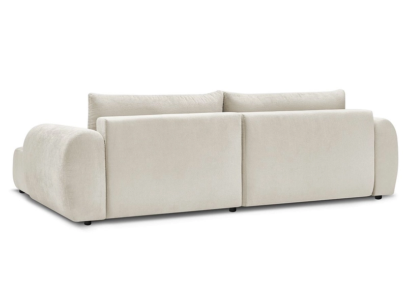 Canapé d'angle avec pouf BOBOCHIC LUCIEN