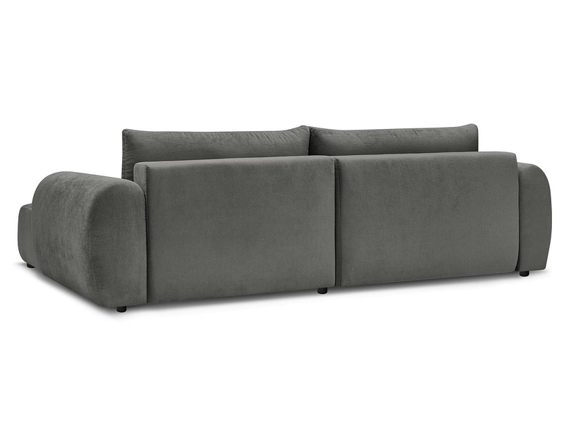 Canapé d'angle avec pouf BOBOCHIC LUCIEN