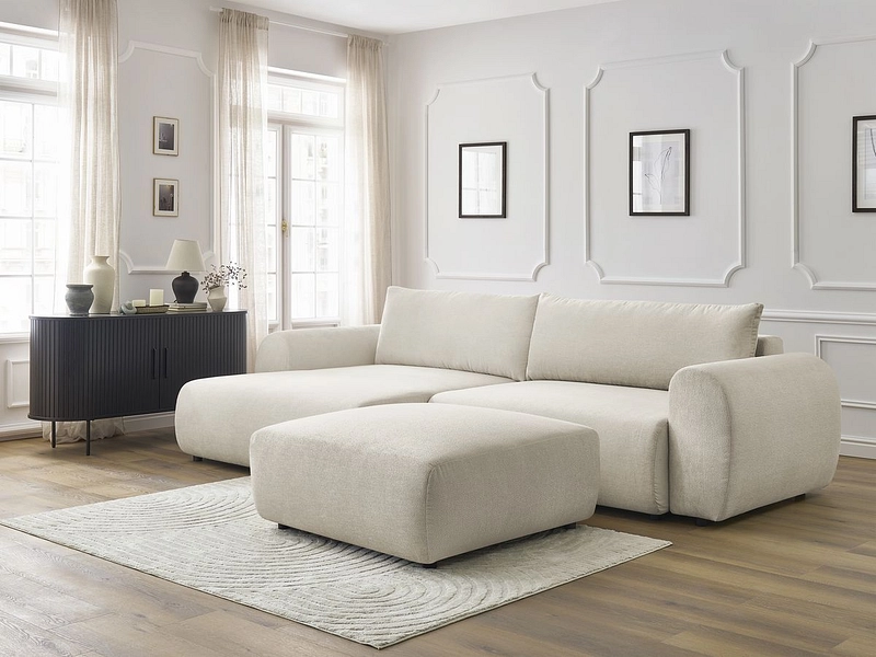 Ecksofa mit Hocker BOBOCHIC LUCIEN