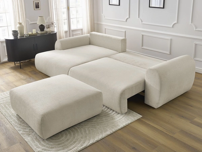 Ecksofa mit Hocker BOBOCHIC LUCIEN