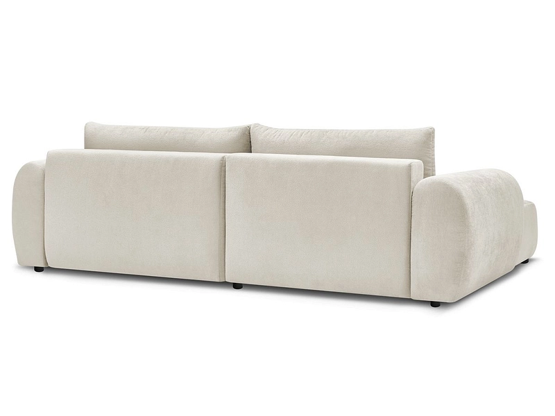 Canapé d'angle avec pouf BOBOCHIC LUCIEN