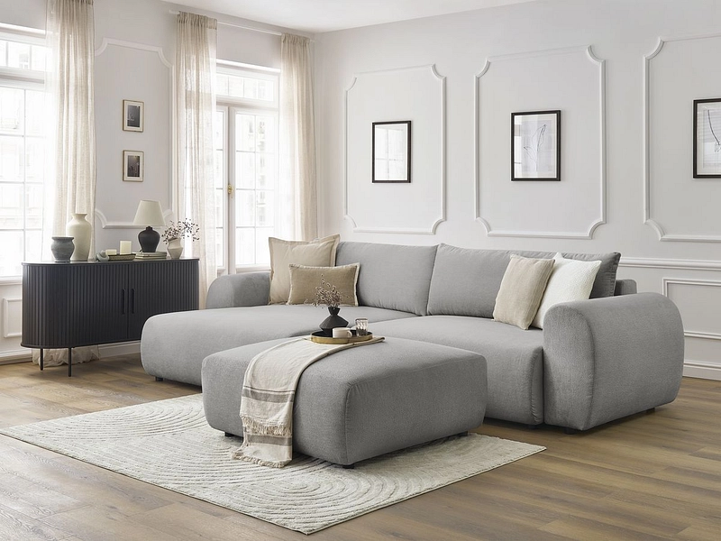 Ecksofa mit Hocker BOBOCHIC LUCIEN