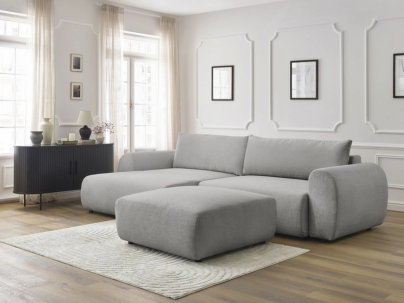 Ecksofa mit Hocker BOBOCHIC LUCIEN