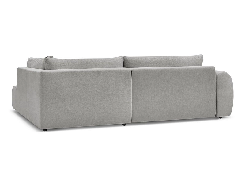 Canapé d'angle avec pouf BOBOCHIC LUCIEN