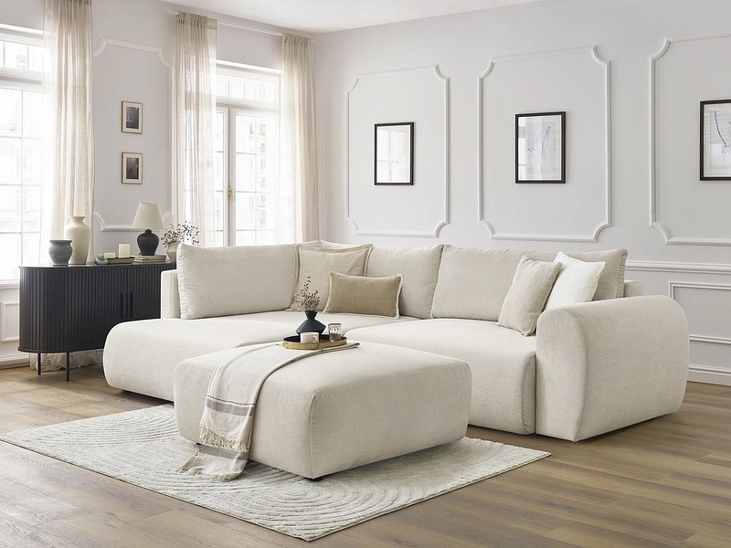 Ecksofa mit Hocker BOBOCHIC LUCIEN