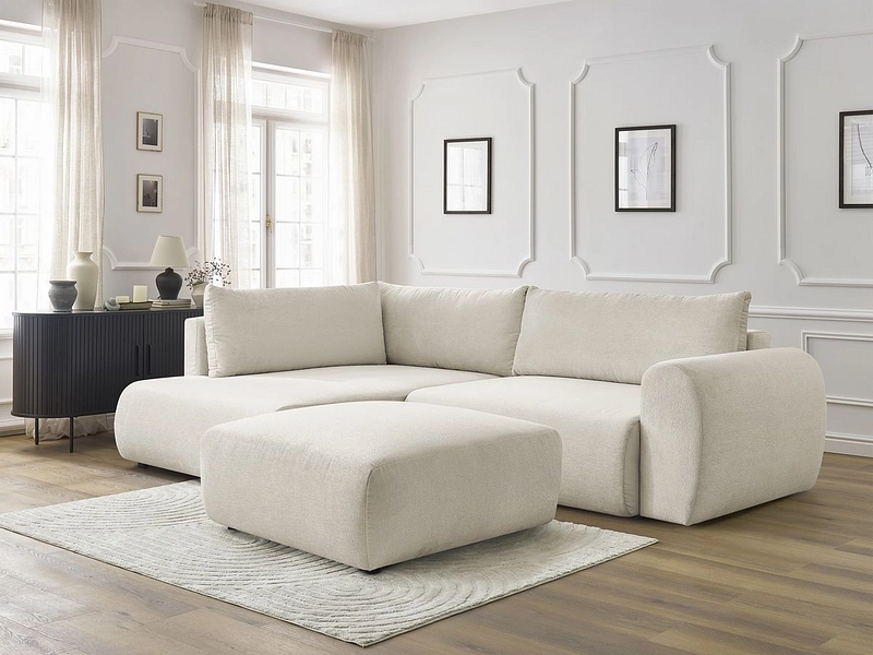 Ecksofa mit Hocker BOBOCHIC LUCIEN