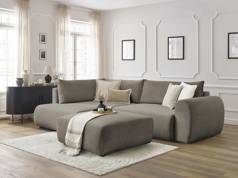 Ecksofa mit Hocker BOBOCHIC LUCIEN