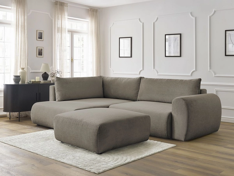 Ecksofa mit Hocker BOBOCHIC LUCIEN