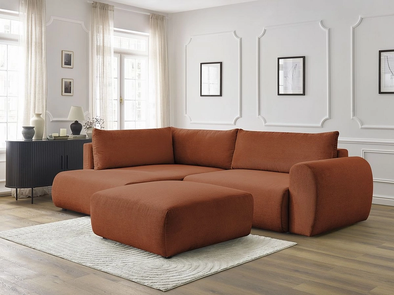 Ecksofa mit Hocker BOBOCHIC LUCIEN