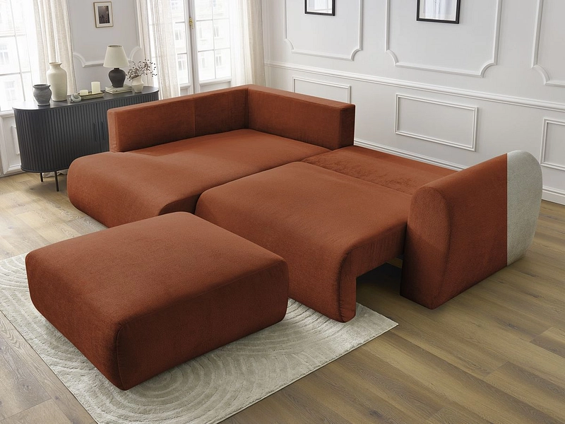 Ecksofa mit Hocker BOBOCHIC LUCIEN