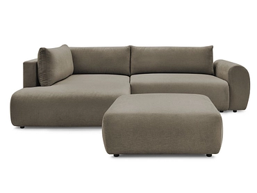 Ecksofa mit Hocker BOBOCHIC LUCIEN