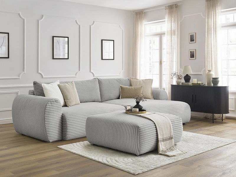 Ecksofa mit Hocker BOBOCHIC LUCIEN