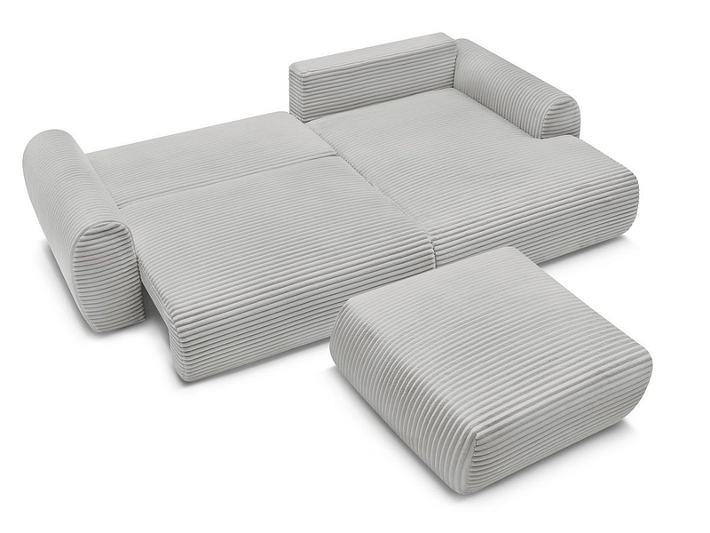 Ecksofa mit Hocker BOBOCHIC LUCIEN