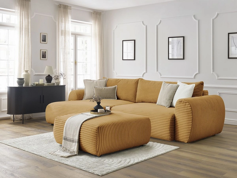 Ecksofa mit Hocker BOBOCHIC LUCIEN