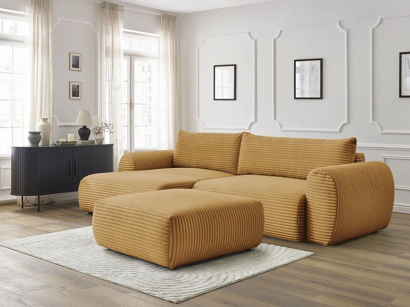 Ecksofa mit Hocker BOBOCHIC LUCIEN