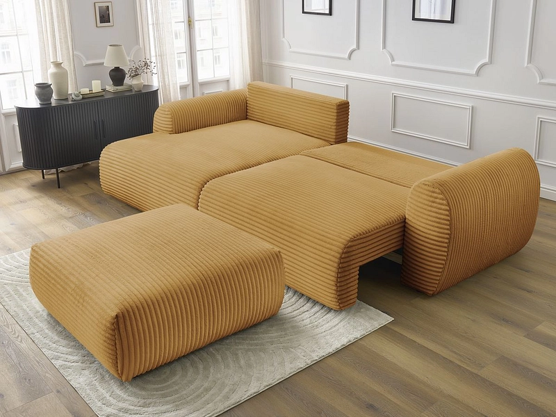 Ecksofa mit Hocker BOBOCHIC LUCIEN