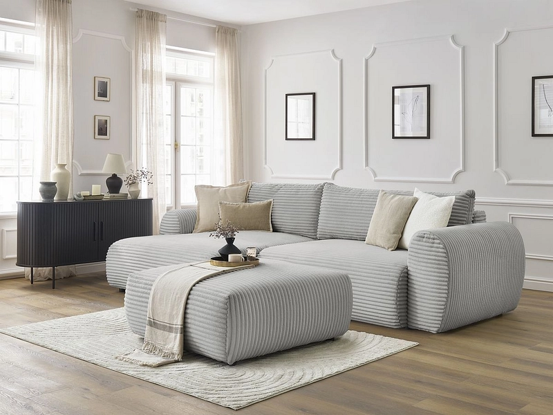 Ecksofa mit Hocker BOBOCHIC LUCIEN