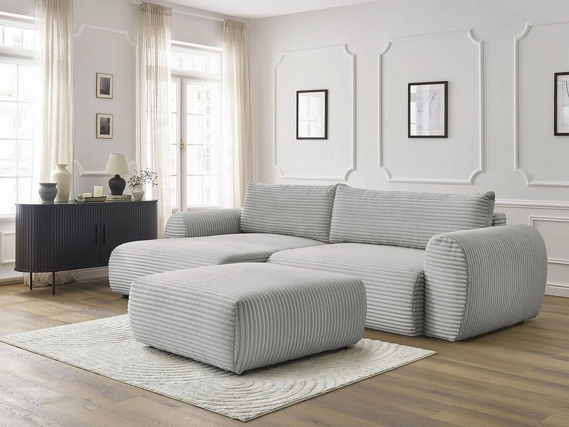 Ecksofa mit Hocker BOBOCHIC LUCIEN