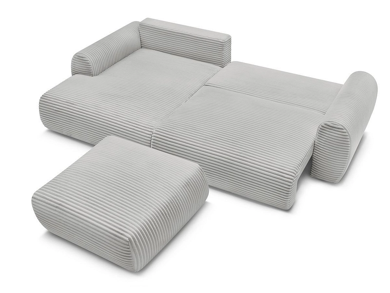 Ecksofa mit Hocker BOBOCHIC LUCIEN