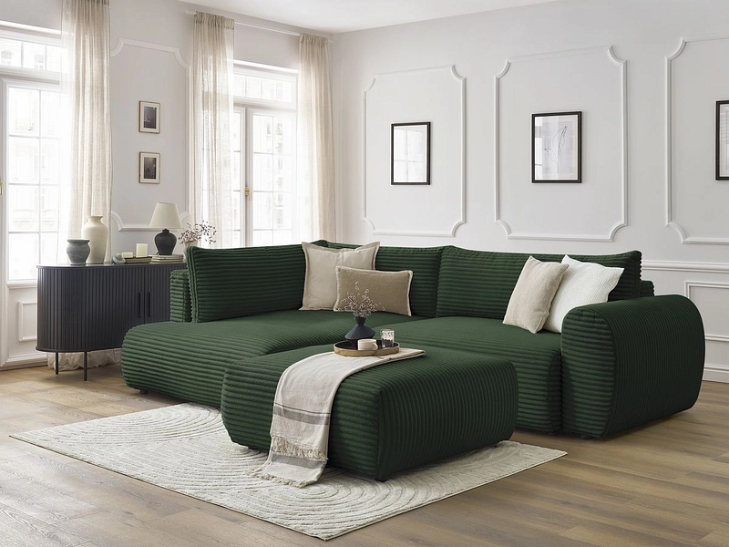 Ecksofa mit Hocker BOBOCHIC LUCIEN