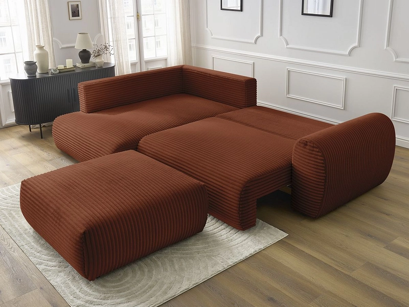 Ecksofa mit Hocker BOBOCHIC LUCIEN