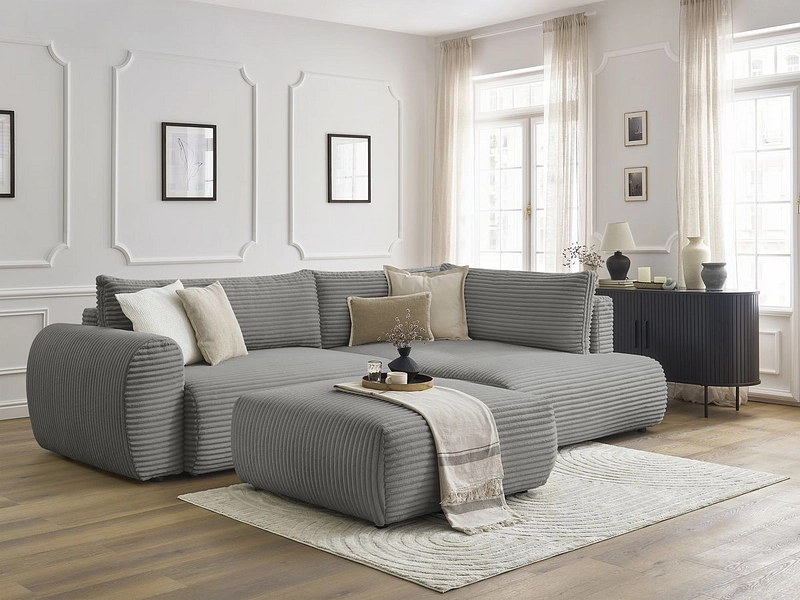 Ecksofa mit Hocker BOBOCHIC LUCIEN