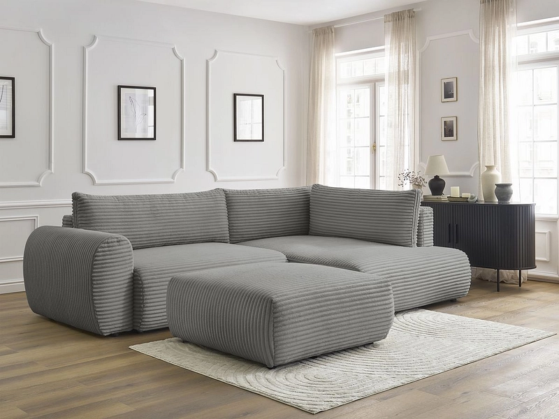 Ecksofa mit Hocker BOBOCHIC LUCIEN